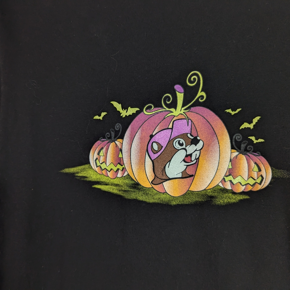 Halloween Glow In The Dark S T-shirt Vampire Buc-ee's Haunted House Beaver TX - Picture 4 of 7